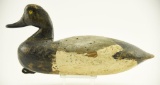 Lot #396 - Birch Family Eastern Shore of VA vintage bluebill drake decoy in old working repaint