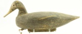 Lot #419 - Hog Island, VA Black Duck decoy old working repaint, stress to neck, split to back