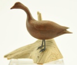 Lot #450 - General H.G. Degarve Onancock, VA miniature carved full body standing Canada Goose on