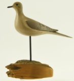 Lot #476 - David Rhodes, Absecon, NJ 1996 Full body standing Dove on driftwood signed and dated