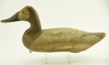 Lot #491 - Jim Currier, Havre de Grace, MD Canvasback Hen in old working repaint with gunning