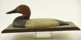 Lot #492 - Early Susquehanna flats cast iron Canvasback drake sink box decoy with custom made