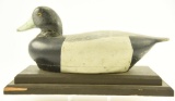 Lot #496 - Benjamin Holmes, Saybrooke, CT Blue bill drake circa 1875 old working repaint  on