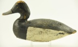 Lot #504 - Hudson Family, Chincoteague, VA Bluebill drake decoy in old working re-paint with