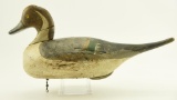 Lot #509 - Early Upper Bay Pintail Drake branded KK on underside old working repaint with gunning