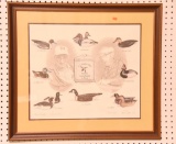 Lot #519 - Framed Paul W. Shertz print of “L.T. Ward Bro” signed by Lem Ward and Paul Shertz