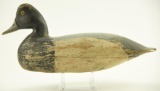 Lot #523 - H.V. Shourds, Tuckerton, NJ Blue Bill drake in original paint with gunning wear from