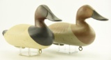 Lot #531 - Pair of 1965 Charlie Bryan Middle River, MD Canvasbacks drake and hen both signed and