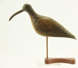 Lot #562 - Early New York Cicle Bill Curlew decoy in original paint 13” A51.141