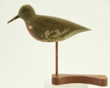 Lot #563 - Early New Jersey carved Red Knot decoy in very old working repaint 9” A51.138
