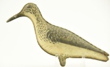 Lot #568 - Vintage metal folding “Tinnie” Plover decoy 11” A51.191