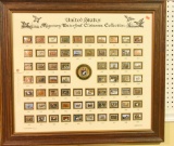 Lot #585 - Framed Ducks Unlimited United States Migratory Waterfowl Cloisonne Collection framed