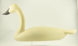 Lot #589 - Super Rare Ned Mayne, New Castle, DE  2005 cork body Swan (rare breed for carver)