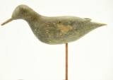 Lot #593 - New England Model Black Bellied plover with raised wing tips original paint (damaged