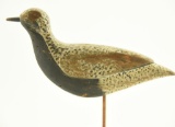 Lot #600 - New Jersey Origin Black Bellied Plover with gunning wear 11 ½”