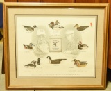 Lot #611 - Framed L.T. Ward and Bro print by Paul Shertz 1978 184/950 Signed by Lem Ward and