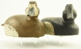 Lot #615 - Pair of New England Blue Bill Decoys hen and drake unsigned in original paint