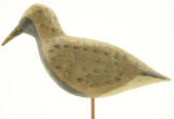 Lot #634 - New York Long Island Model Black Bellied Plover decoy in early working re-paint 10”