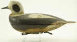 Lot #647 - Early Primitive Old Squaw decoy from the New England Region loss of paint and chip