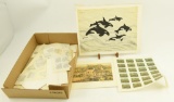 Lot #121 - Boxflat full of duck stamps, Wild Turkey Stamps, Signed Stamps, and 1945 Public