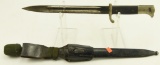 Lot #179 - A. Evertz 14 ¾” bayonet in scabbard