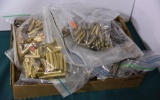 Lot #32 - Miscellaneous Grab Bag of used pistol and rifle brass casings in various calibers