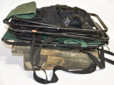 Lot #88 - (3) Folding collapsible camp chairs /hunting chairs and (1) North East Products Camo