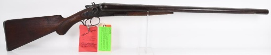MANUFACTURER/IMP BY: Remington Arms Co, MODEL: 1889, ACTION TYPE: Side by Side Shotgun, CALIBER