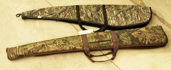 Lot #385C - (2) Camo soft sided rifle cases