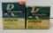 (2) vintage .410 shotgun shell boxes both full
