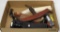 Boxlot of (11) knives: Dacor with sheath,