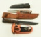 US Navy Ka-Bar knife in US Navy leather sheath,
