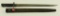 British Bayonet with scabbard dated 1907 21 ¼