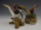 (2) Ducks Unlimited Ceramic Beam Decanters