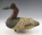 Contemporary High Head Canvasback Drake decoy