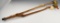 (2) Carved duck head canes each signed Andrew