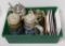 (3) Waterfowl themed steins, pins, and (4)