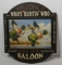 Quick Stop Saloon wooden collectable sign