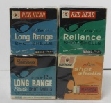 (4) boxes of vintage 12 gauge 2 ¾” #6 shot by