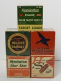 (4) Vintage boxes of 12 gauge shotgun shells: