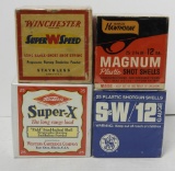 (4) Boxes of Vintage 12 gauge 2 ¾” #6 shot by
