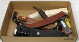 Boxlot of (11) knives: Dacor with sheath,