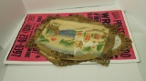 (2) Vintage German Stag Themed Paper Calendar
