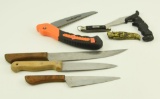 (7) Knives: Buckmasters, Camper, Echo sterna