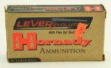 (1) Box of Hornady Lever Revolution .35 Remington