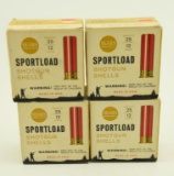 (4) boxes of Sears Sportload 12 gauge #8 shot