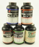 (5) used canisters of Hodgdon Black Powder