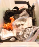 Entire Tote full of box hunting supplies: Quiver,