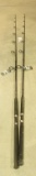 (2) Fin-Nor Sportfisher 9ft 2pc spinning rods
