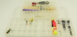 (3) Plastic storage tackle boxes with salt water